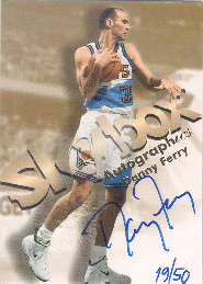 98-99 Autographics Century Marks Danny Ferry