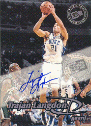 99-00 Press Pass #10 Trajan Langdon