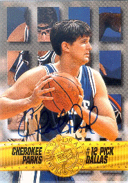 95-96 Press Pass Auto #12 Cherokee Parks